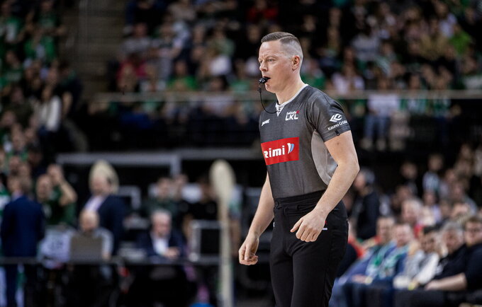 A.Šukys pusfinalius stebės iš šalies („Betsafe-LKL“ nuotr.)