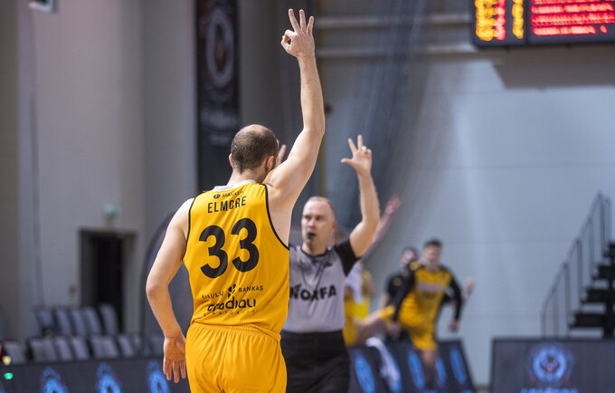 J.Elmore'as sužaidė solidžiai (LKL nuotr.)
