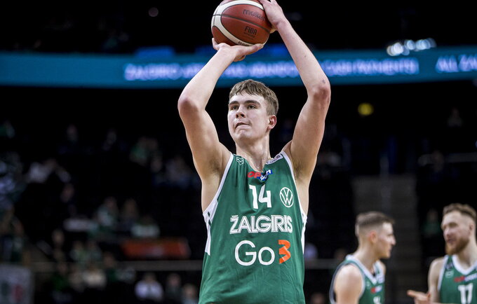 M.Krivas išvyksta į NCAA (LKL nuotr.)