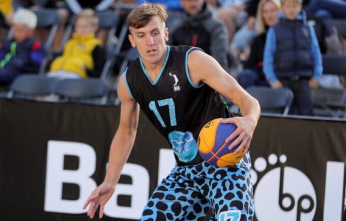 M.Užupis pataikė lemiamą metimą (3x3 krepšinio asociacijos nuotr.)