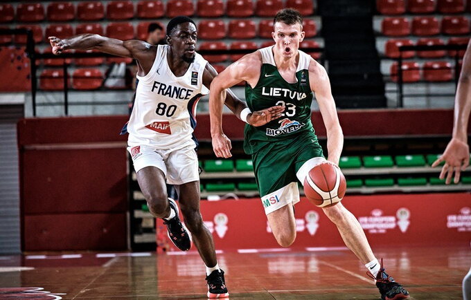 P.Murauskas buvo itin sunkiai sulaikomas (FIBA Europe nuotr.)