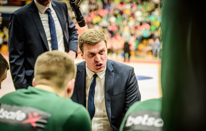 D.Adomaitis gyrė komandos naujokus (FIBA Europe nuotr.)