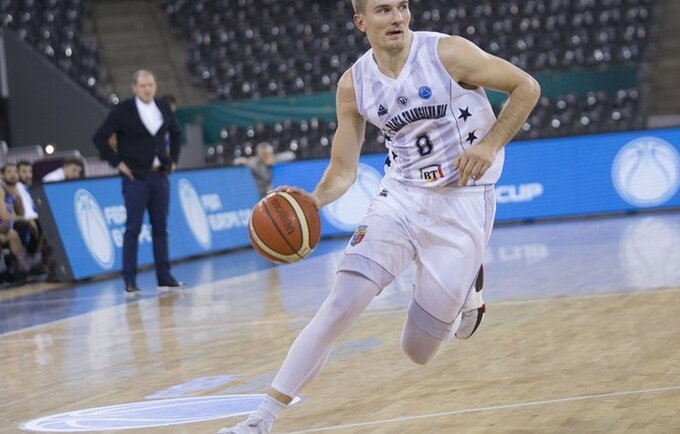 V.Kariniauskas antrojo FIBA Europos taurės etapo starte buvo „nulinis“ (FIBA Europe nuotr.)