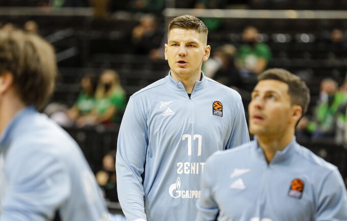 A.Gudaitis tiki „Žalgirio“ galimybėmis (BNS nuotr.)