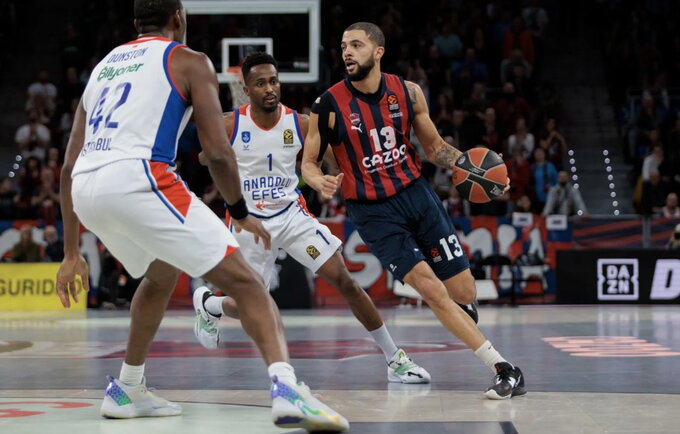 D.Thompsonas žibėjo (Euroleague nuotr.)