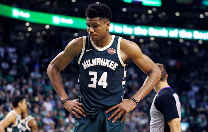 G.Antetokounmpo gali papuošti žaidimo viršelį (Scanpix nuotr.)