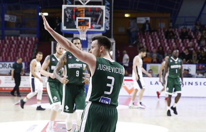 Dar vieną puikų mačą sužaidė A.Juškevičius (FIBA Europe nuotr.)