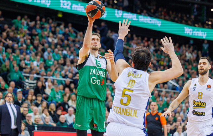 „Žalgiris“ situaciją kontroliavo nuo mačo pradžios (BNS nuotr.)