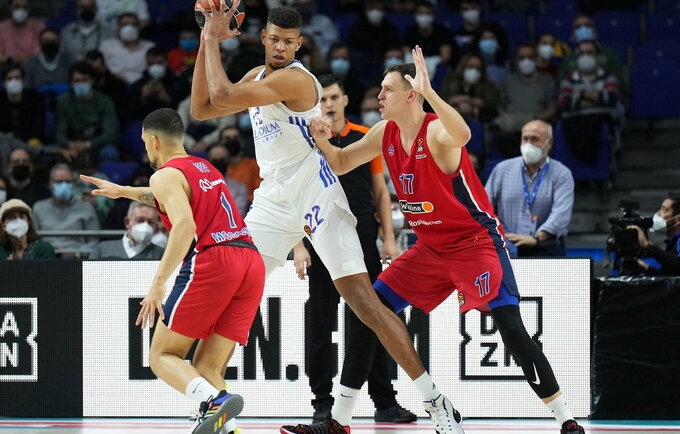 W.Tavaresas dominavo rungtynėse (Euroleague.net)