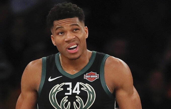 G.Antetokounmpo buvo geriausias Rytuose (Scanpix nuotr.)