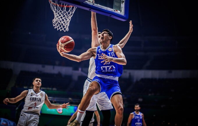 S.Fontecchio ketvirtajame kėlinyje įsiplieskė (FIBA nuotr.)