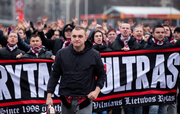 „B Tribūna“ išreiškė nusivylimą komandos problemomis (BNS nuotr.)
