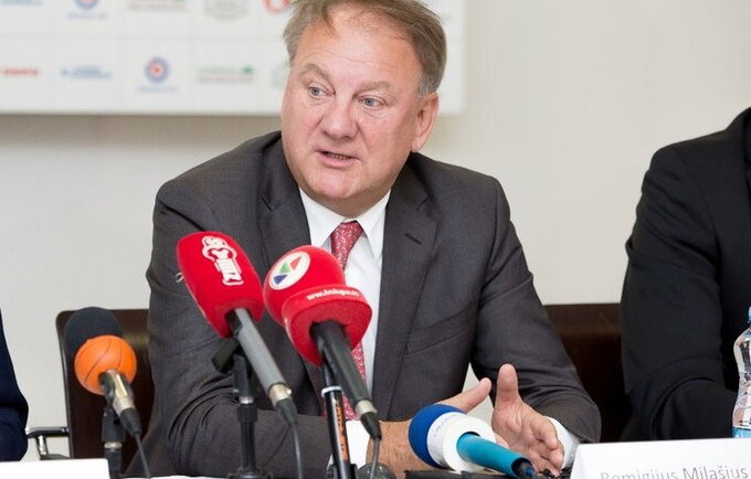 R.Milašiaus vadovaujamas LKL turi naują generalinį rėmėją (Fotodiena.lt)