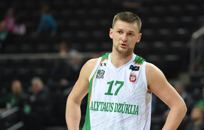 A.Jomantas Alytaus komandoje demonstruoja solidžią gynybą (Fotodiena.lt)