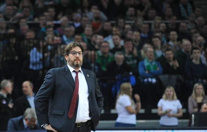 A.Trinchieri kurį laiką negalės vadovauti komandai (Rokas Lukoševičius, Fotodiena.lt)