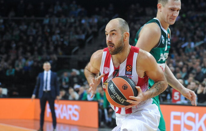 V.Spanoulis patyrė traumą (Žygimantas Gedvila, Fotodiena.lt)