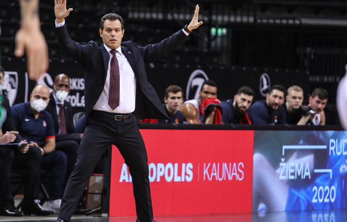 D.Itoudis užsiminė apie situaciją su CSKA (BNS nuotr.)