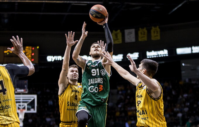 „Žalgiris“ tvirtai laimėjo („Betsafe-LKL“ nuotr.)