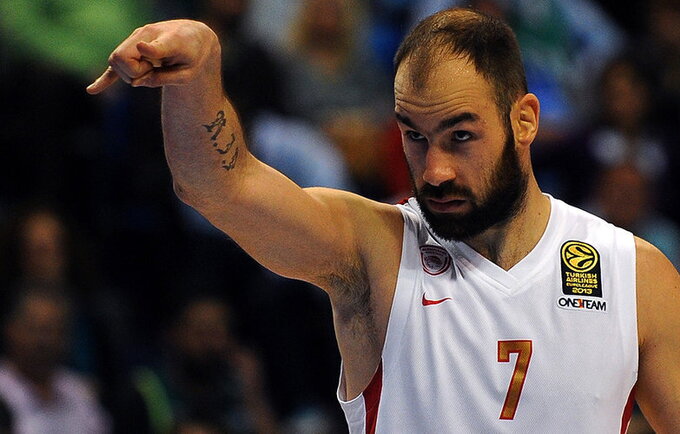 V.Spanoulis pasiekė 2500 taškų ribą (Scanpix nuotr.)