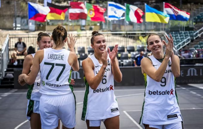 Lietuvos moterų 3x3 rinktinė (FIBA nuotr.)