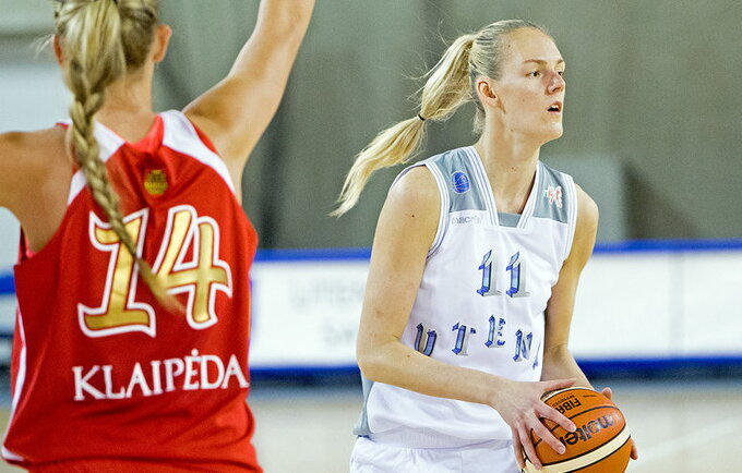 K.Alminaitė surinko dvigubą dublį (Foto: Augustas Didžgalvis)