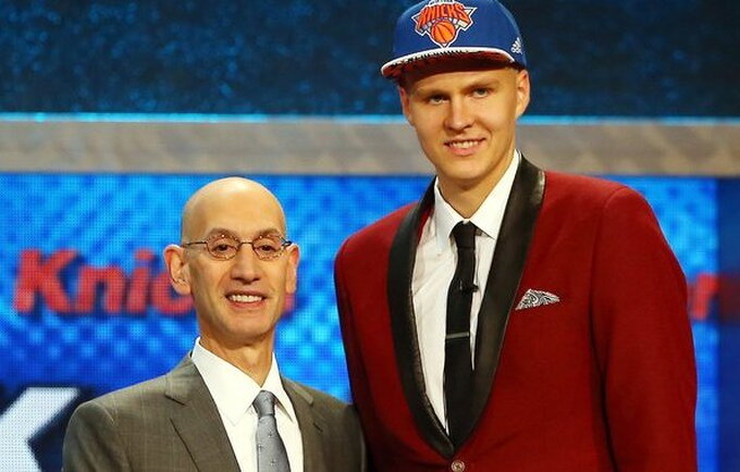K.Porzingis sulaukė nemalonios reakcijos (Scanpix nuotr.)