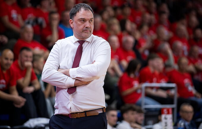 N.Čanakas apžvelgė rungtynes (Foto: Rokas Lukoševičius)