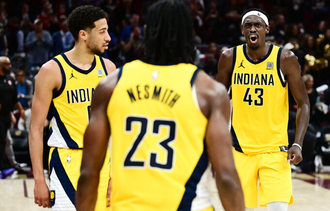 „Pacers“ šventė pergalę (Scanpix nuotr.)