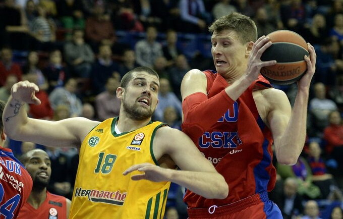 A.Voroncevičius surinko 12 taškų ir sugriebė 7 kamuolius (Scanpix nuotr.)