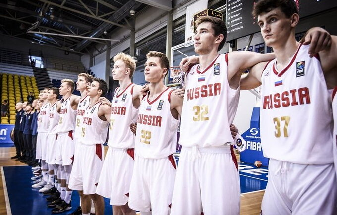 Rusijos rinktinė mes iššūkį lietuviams (FIBA Europe nuotr.)