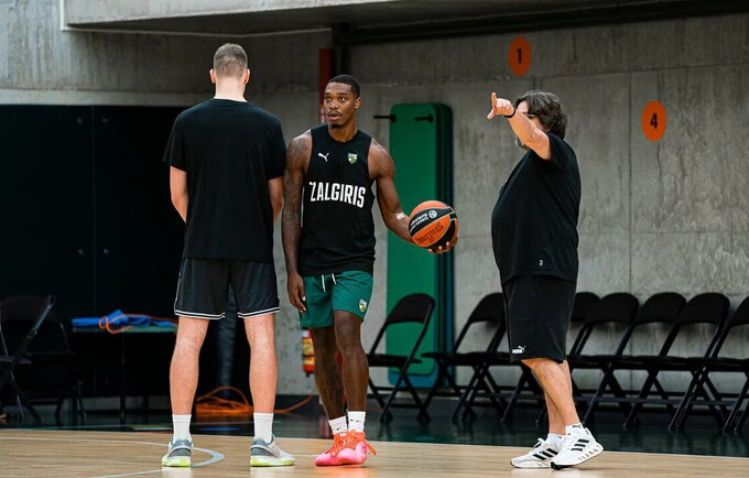 L.Walkeris šiandien debiutuos Eurolygoje (www.zalgiris.lt nuotr.)