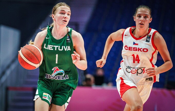 Lietuvės stos į kovą jau šeštadienį (FIBA nuotr.)
