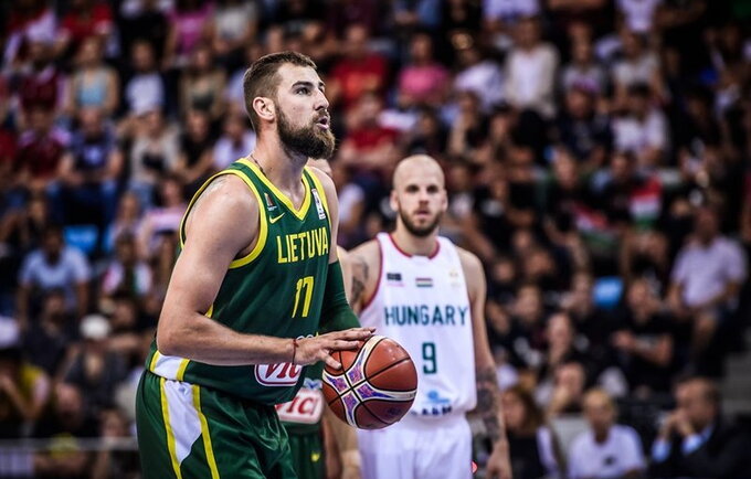 Lietuvos rinktinė kovos H grupėje (FIBA nuotr.)