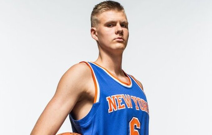 K.Porzingis per dieną turi suvartoti 5 tūkstančius kalorijų (Scanpix nuotr.)