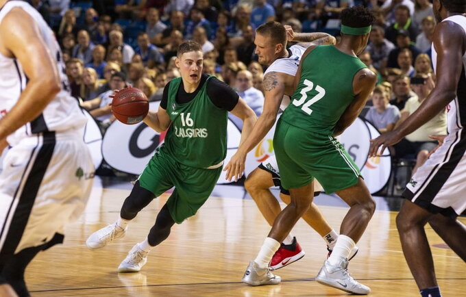 K.Lukošiūnas lieka komandoje (www.zalgiris.lt nuotr.)