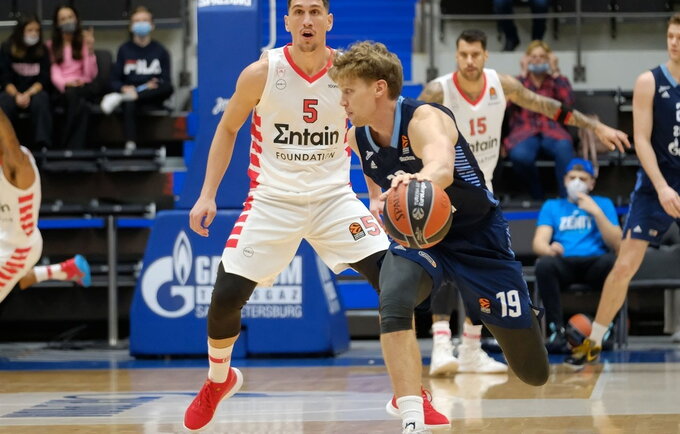 M.Kuzminskas įsibėgėjo Sankt Peterburgo klube (Euroleague.net)