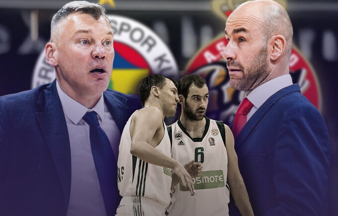 Š.Jasikevičiui finale iššūkį meta bičiulis V.Spanoulis (Krepsinis.net nuotr.)