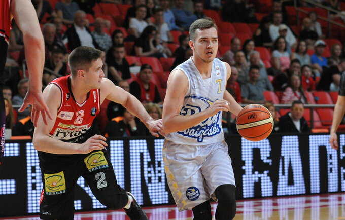 K.Babkauskas gins NKL klubo garbę (Rokas Lukoševičius, Fotodiena.lt)
