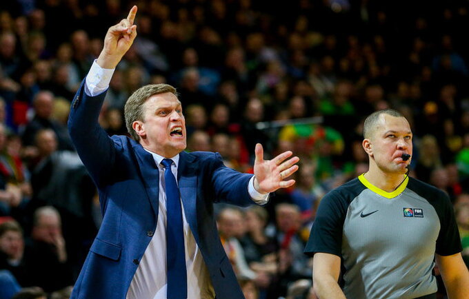D.Adomaitis liko patenkintas žaidėjų atsidavimu (Matas Baranauskas, Fotodiena.lt)