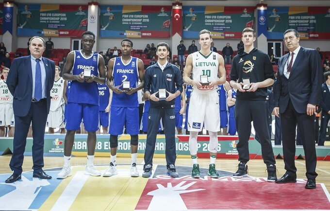 Penkete atsidūrė Lietuvoje pažįstami veidai (FIBA Europe nuotr.)