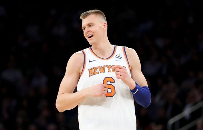 K.Porzingiu domisi „Nets“ ir „Spurs“ ekipos (Scanpix nuotr.)