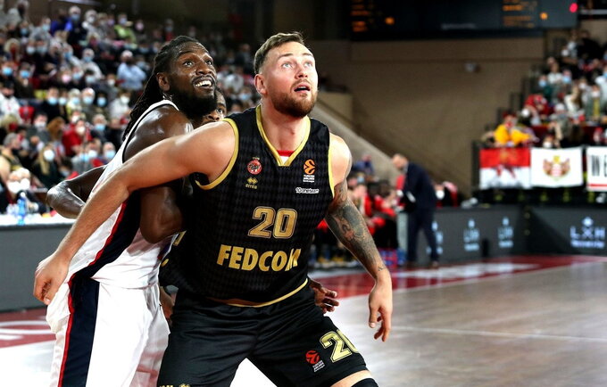 D.Motiejūnas pelnė 3 taškus (Euroleague.net)