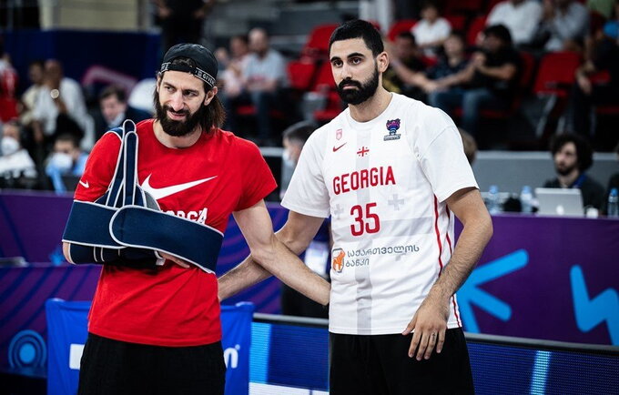 T.Shengelia ir G.Bitadze dalyvavo incidente (FIBA Europe nuotr.)
