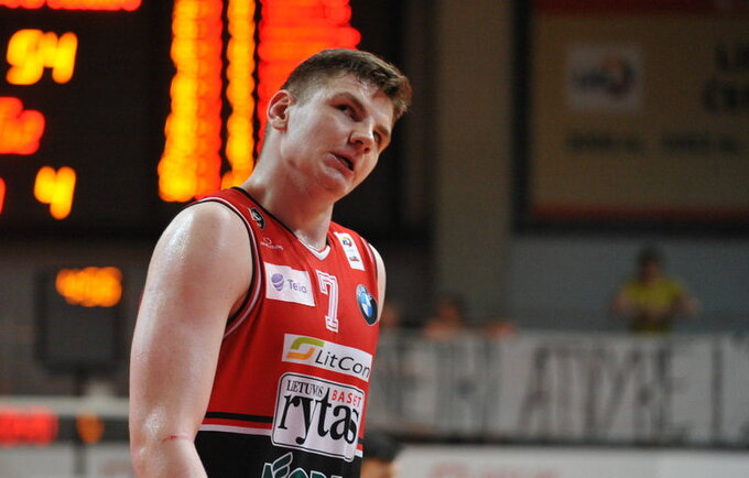 A.Gudaitis varė į neviltį Panevėžio klubą (Rokas Lukoševičius, Fotodiena.lt)
