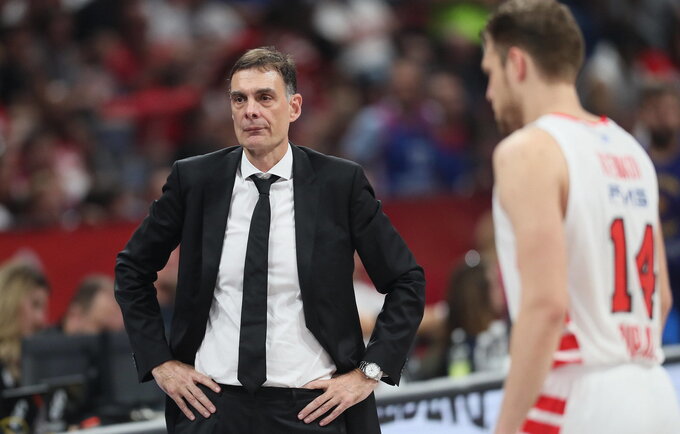 G.Bartzokas liks prie Pirėjo ekipos vairo (Scanpix nuotr.)