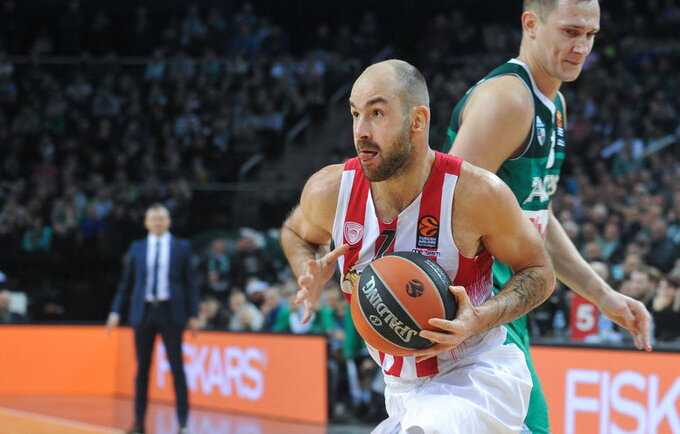 V.Spanoulis patyrė traumą (Žygimantas Gedvila, Fotodiena.lt)