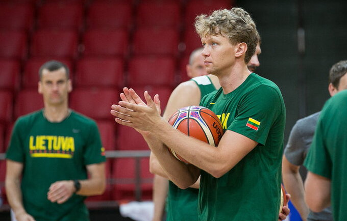 M.Kuzminskas džiaugiasi sezono startu Milane (BNS nuotr.)