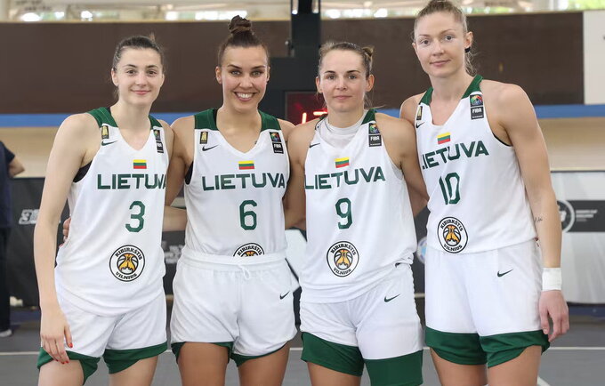 3x3 moterų komanda ruošiasi dar vienam startui (3x3 krepšinio asociacijos nuotr.)