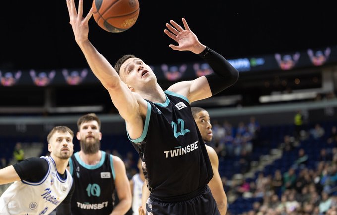 M.Blaževičius žaidė galingai (Foto: Saulius Čirba)