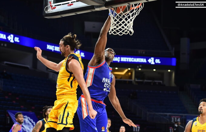 „Anadolu Efes“ neturėjo jokio vargo
